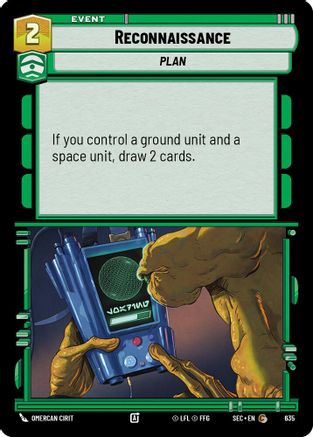 Image of Reconnaissance (Foil) (635) - Secrets of Power Foil