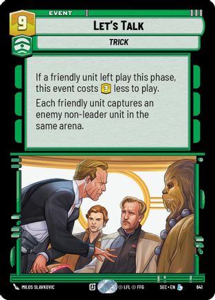 Image of Let's Talk (Foil) (641) - Secrets of Power Foil