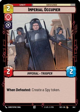 Image of Imperial Occupier (Foil) (642) - Secrets of Power Foil