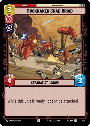 Image of Muckraker Crab Droid (Foil) (645) - Secrets of Power Foil