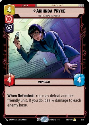 Image of Arihnda Pryce - On the Road to Power (Foil) (646) - Secrets of Power Foil