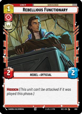 Image of Rebellious Functionary (Foil) (656) - Secrets of Power Foil