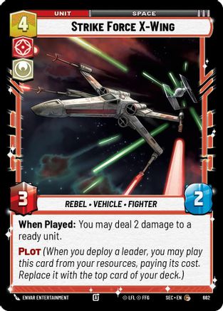 Image of Strike Force X-Wing (Foil) (662) - Secrets of Power Foil