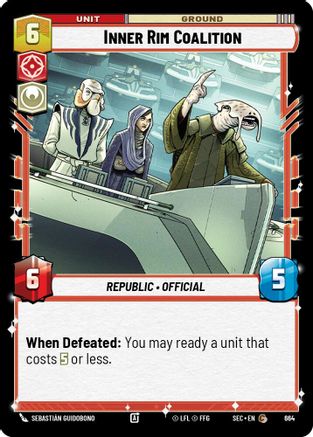 Image of Inner Rim Coalition (Foil) (664) - Secrets of Power Foil