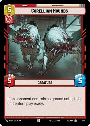 Image of Corellian Hounds (Foil) (680) - Secrets of Power Foil