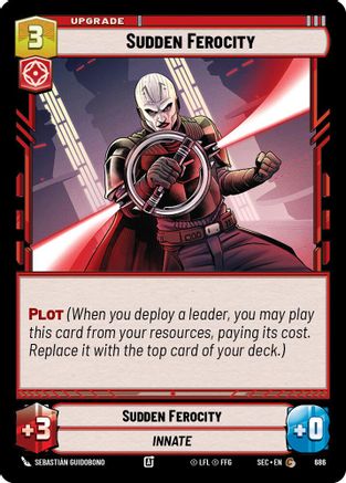 Image of Sudden Ferocity (Foil) (686) - Secrets of Power Foil