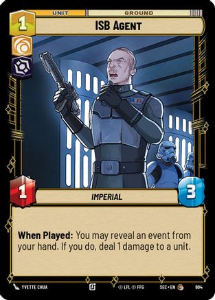 Image of ISB Agent (Foil) (694) - Secrets of Power Foil