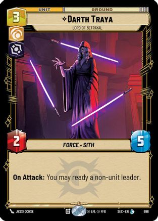 Image of Darth Traya - Lord of Betrayal (Foil) (698) - Secrets of Power Foil