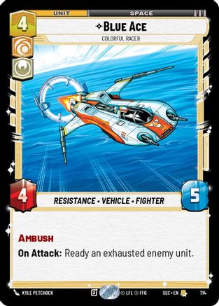 Image of Blue Ace - Colorful Racer (Foil) (714) - Secrets of Power Foil