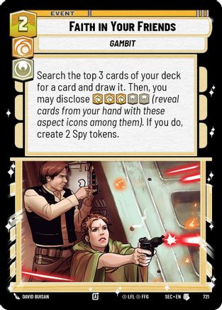 Image of Faith in Your Friends (Foil) (721) - Secrets of Power Foil