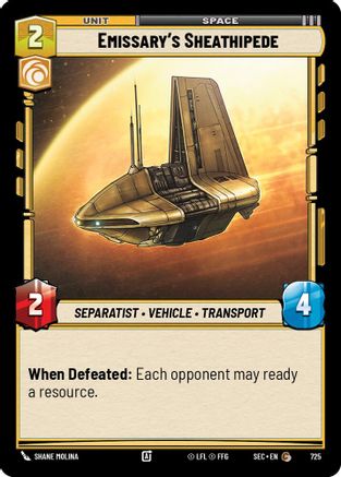 Image of Emissary's Sheathipede (Foil) (725) - Secrets of Power Foil