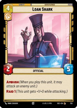 Image of Loan Shark (Foil) (732) - Secrets of Power Foil