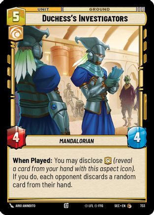 Image of Duchess's Investigators (Foil) (733) - Secrets of Power Foil