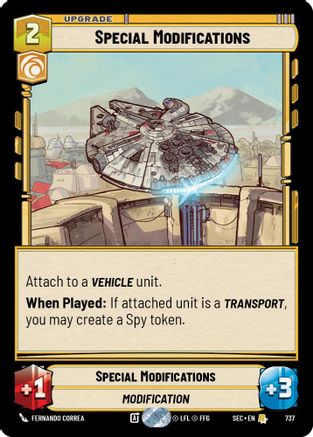 Image of Special Modifications (Foil) (737) - Secrets of Power Foil
