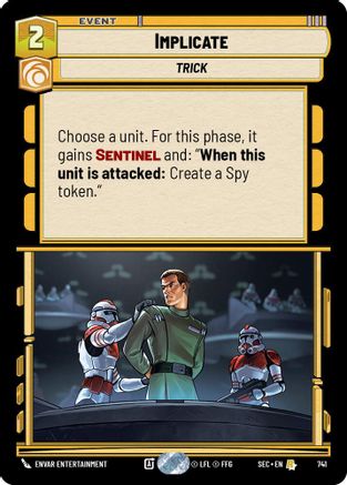 Image of Implicate (Foil) (741) - Secrets of Power Foil