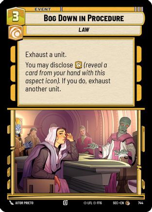 Image of Bog Down in Procedure (Foil) (744) - Secrets of Power Foil