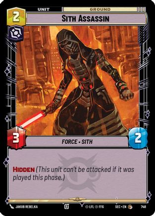 Image of Sith Assassin (Foil) (748) - Secrets of Power Foil