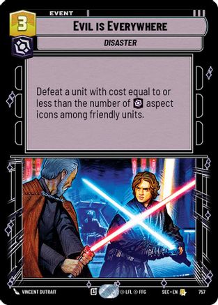 Image of Evil is Everywhere (Foil) (757) - Secrets of Power Foil