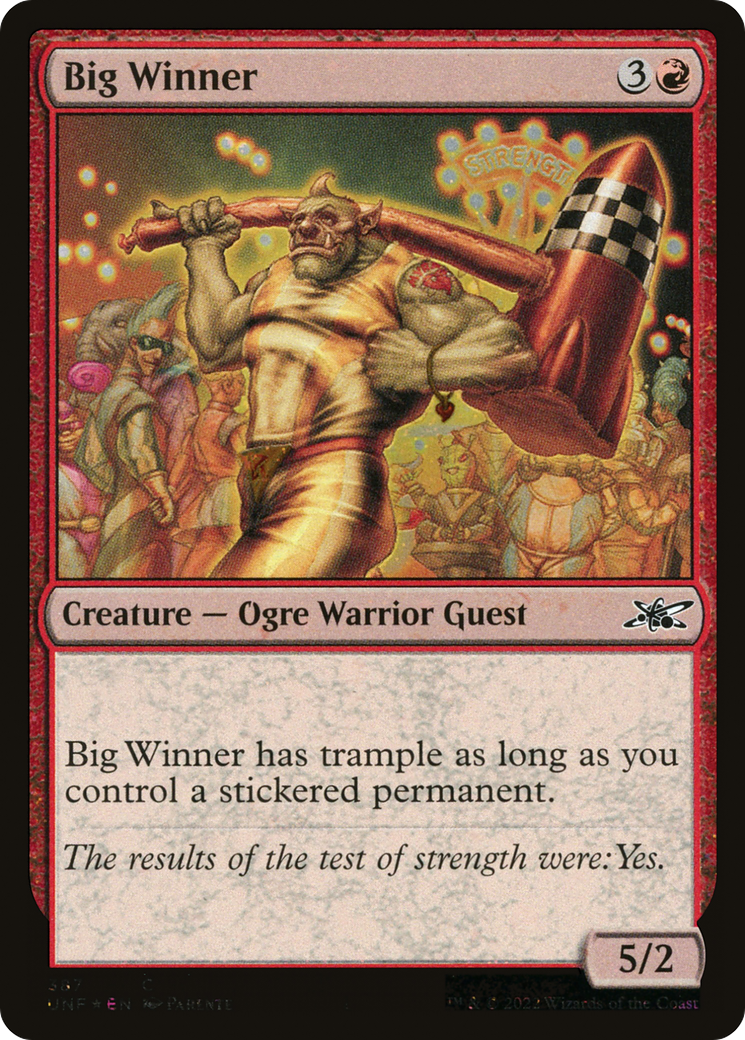 Image of Big Winner (Galaxy Foil) (UNF-387) - Unfinity Foil