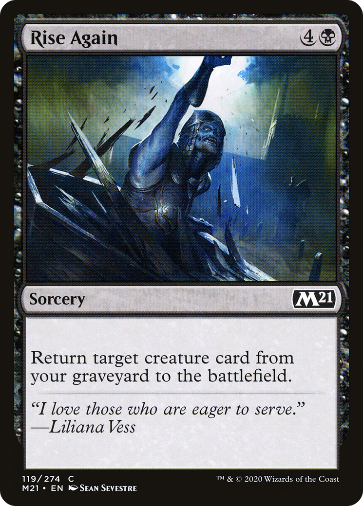 Image of Rise Again (M21-119) - Core Set 2021 Foil