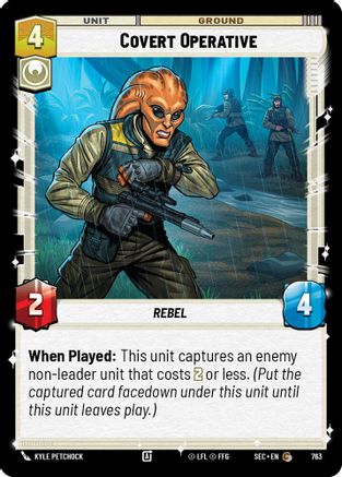 Image of Covert Operative (Foil) (763) - Secrets of Power Foil