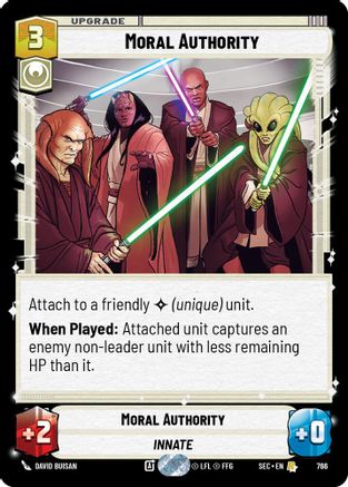 Image of Moral Authority (Foil) (766) - Secrets of Power Foil
