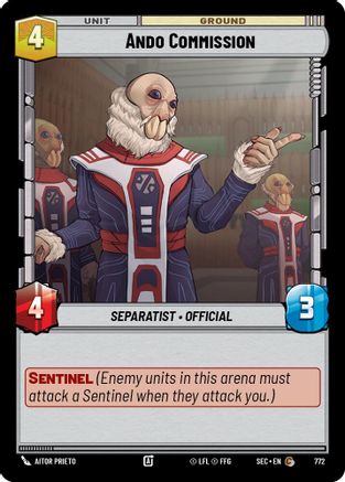 Image of Ando Commission (Foil) (772) - Secrets of Power Foil