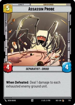 Image of Assassin Probe (Foil) (773) - Secrets of Power Foil
