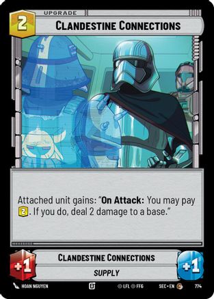 Image of Clandestine Connections (Foil) (774) - Secrets of Power Foil