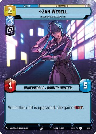 Image of Zam Wesell - Inconspicuous Assassin (Hyperspace) (293) - Secrets of Power