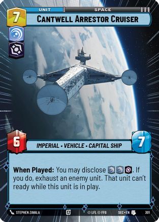 Image of Cantwell Arrestor Cruiser (Hyperspace) (301) - Secrets of Power