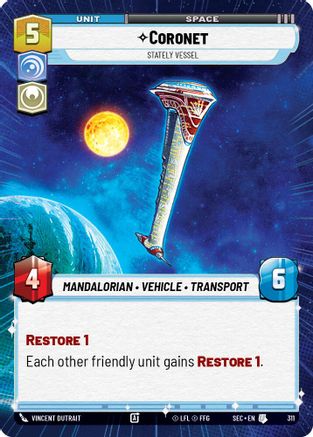 Image of Coronet - Stately Vessel (Hyperspace) (311) - Secrets of Power