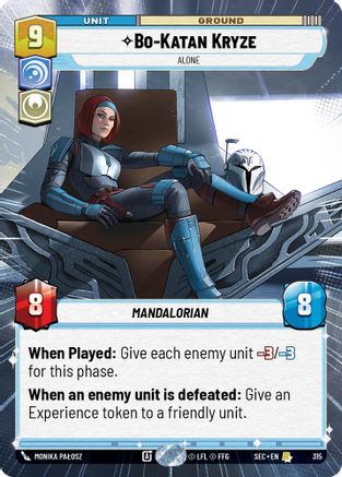 Image of Bo-Katan Kryze - Alone (Hyperspace) (315) - Secrets of Power