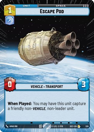 Image of Escape Pod (Hyperspace) (320) - Secrets of Power
