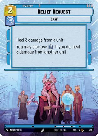 Image of Relief Request (Hyperspace) (338) - Secrets of Power