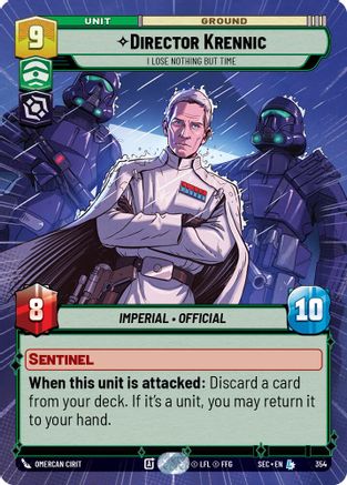Image of Director Krennic - I Lose Nothing But Time (Hyperspace) (354) - Secrets of Power