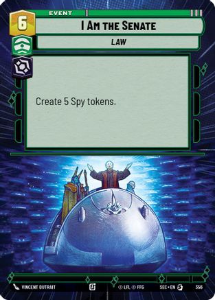 Image of I Am the Senate (Hyperspace) (356) - Secrets of Power