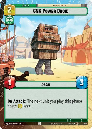 Image of GNK Power Droid (Hyperspace) (374) - Secrets of Power