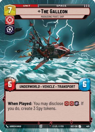 Image of The Galleon - Marauding Pirate Ship (Hyperspace) (405) - Secrets of Power