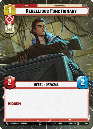 Image of Rebellious Functionary (Hyperspace) (410) - Secrets of Power