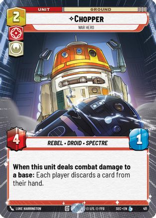 Image of Chopper - War Hero (Hyperspace) (411) - Secrets of Power