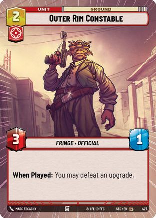 Image of Outer Rim Constable (Hyperspace) (427) - Secrets of Power
