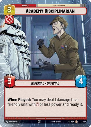 Image of Academy Disciplinarian (Hyperspace) (429) - Secrets of Power