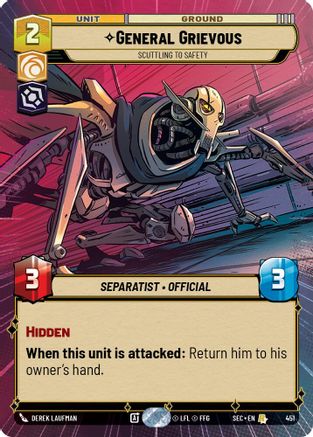 Image of General Grievous - Scuttling to Safety (Hyperspace) (451) - Secrets of Power
