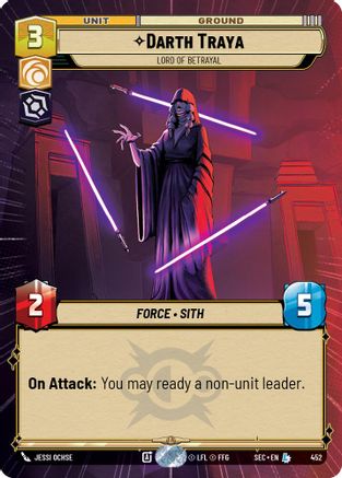 Image of Darth Traya - Lord of Betrayal (Hyperspace) (452) - Secrets of Power