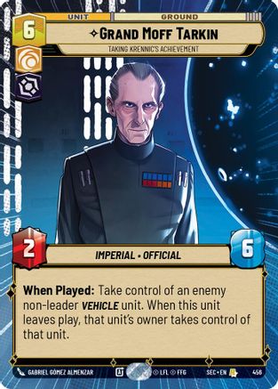 Image of Grand Moff Tarkin - Taking Krennic's Achievement (Hyperspace) (456) - Secrets of Power
