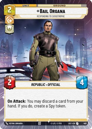 Image of Bail Organa - Responding to Catastrophe (Hyperspace) (462) - Secrets of Power