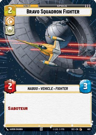 Image of Bravo Squadron Fighter (Hyperspace) (463) - Secrets of Power
