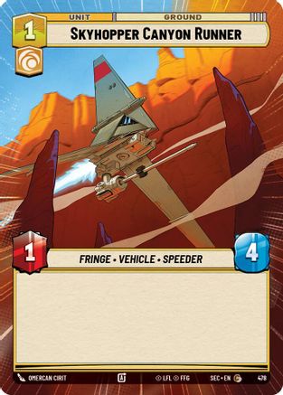 Image of Skyhopper Canyon Runner (Hyperspace) (478) - Secrets of Power