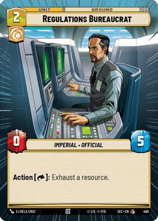 Image of Regulations Bureaucrat (Hyperspace) (480) - Secrets of Power